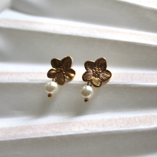 Boucles d’oreilles Hibiscus