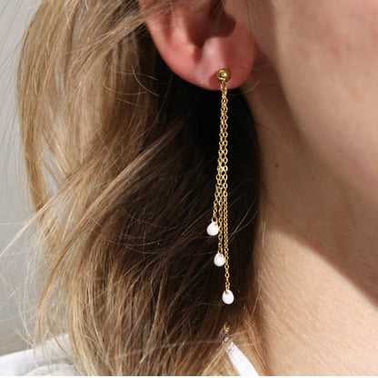 Boucles d’oreilles Neige