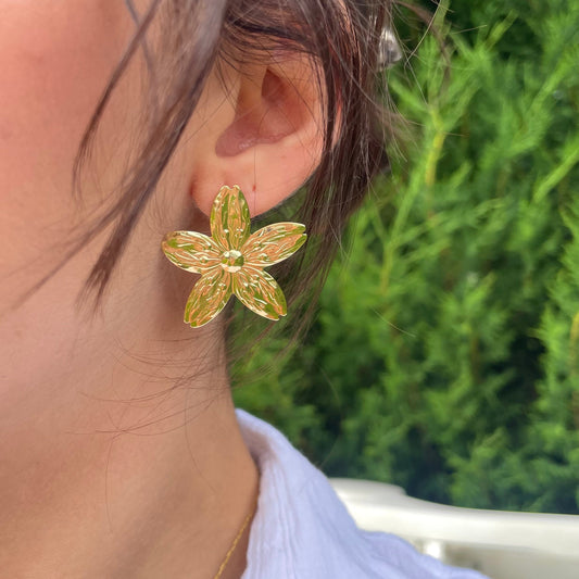 Boucles d’oreilles Dahlia