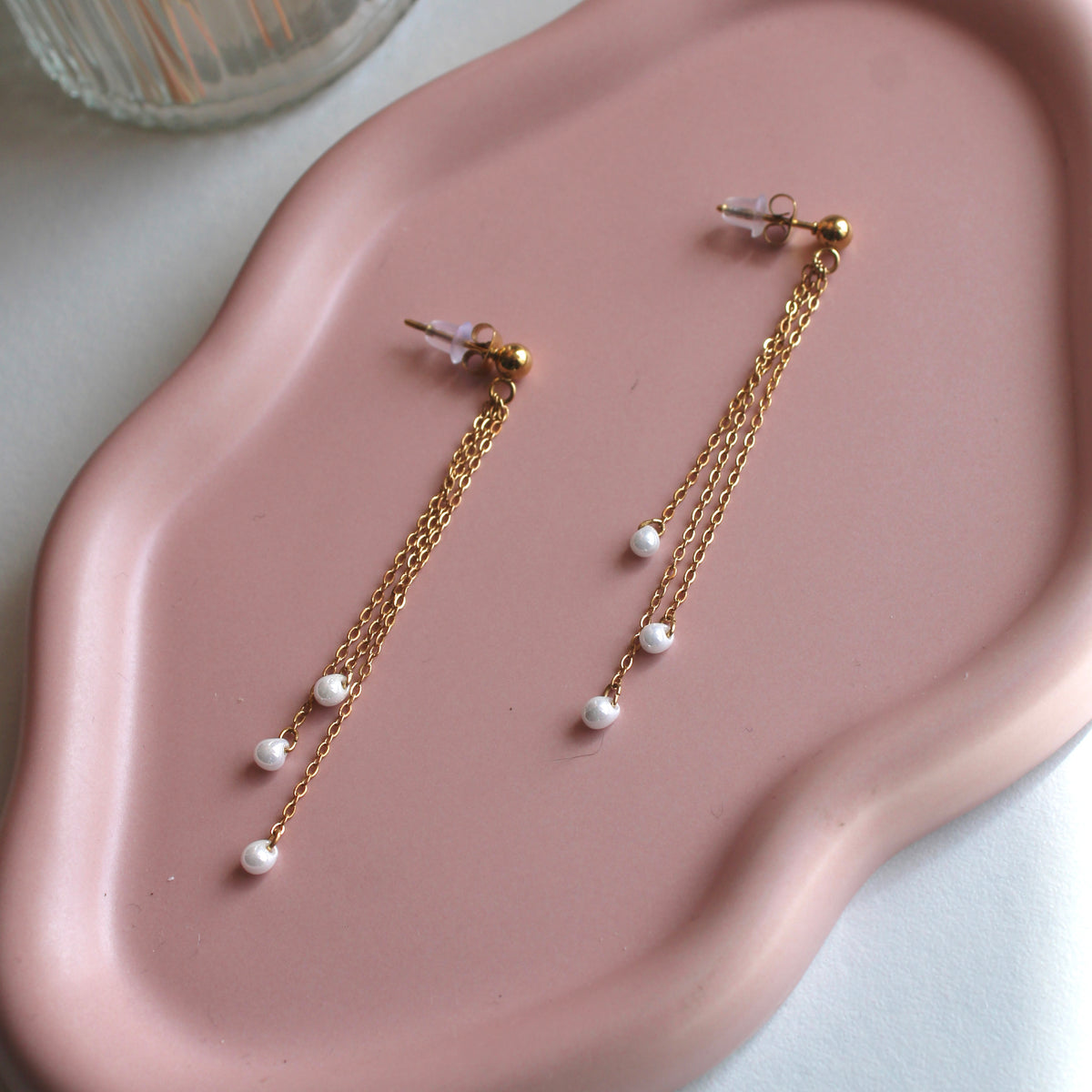 Boucles d’oreilles Neige
