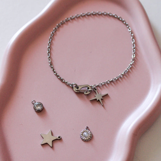 Bracelet personnalisable Amaya - Argent
