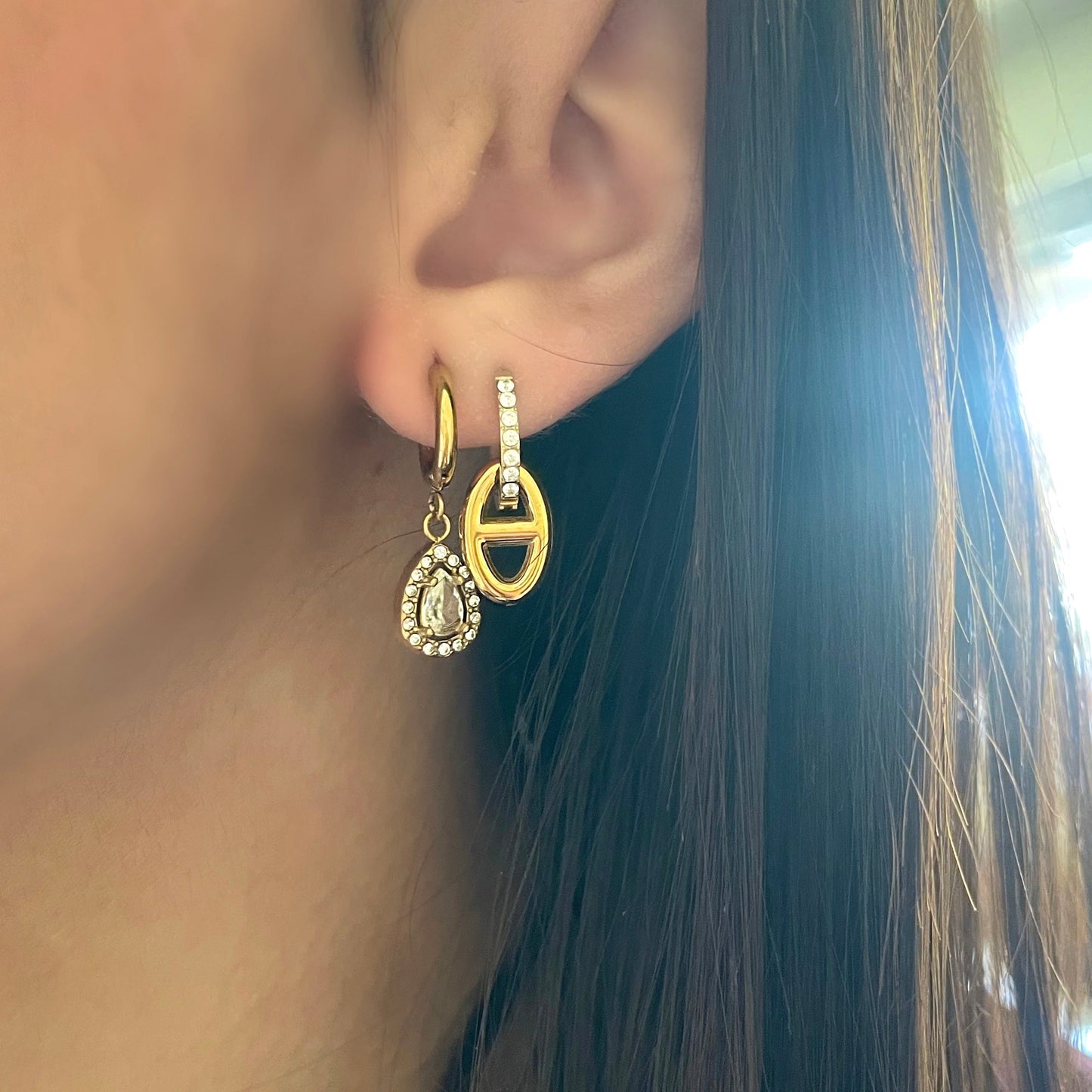 Boucles d’oreilles Marine