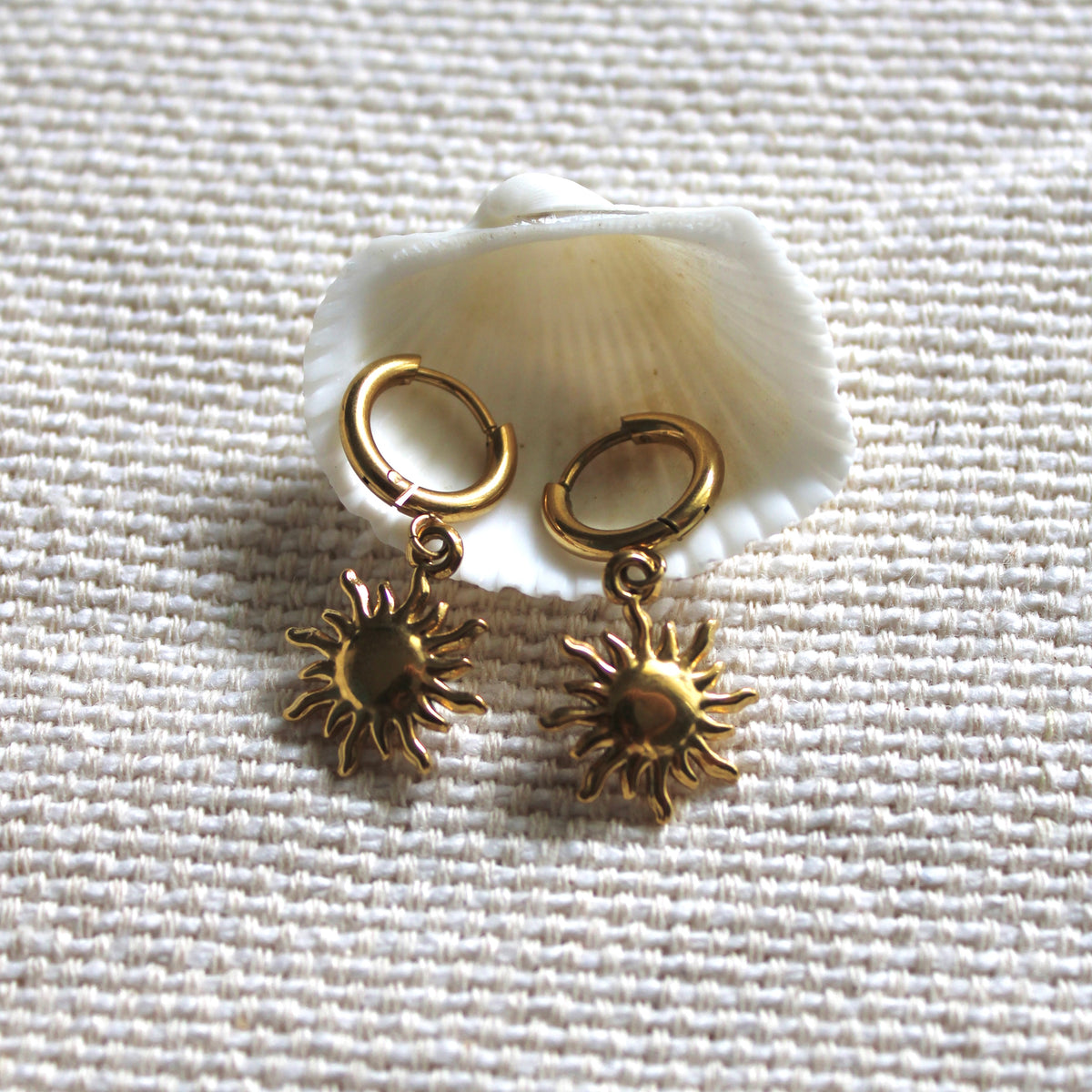 Boucles d’oreilles Soleil