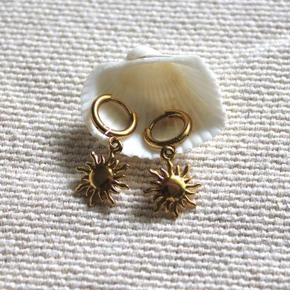 Boucles d’oreilles Soleil