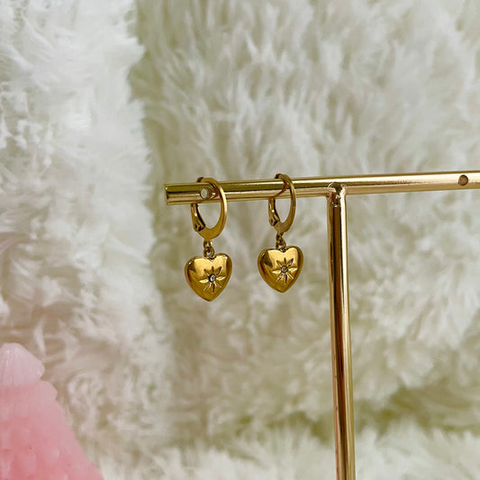 Boucles d’oreilles Cœur
