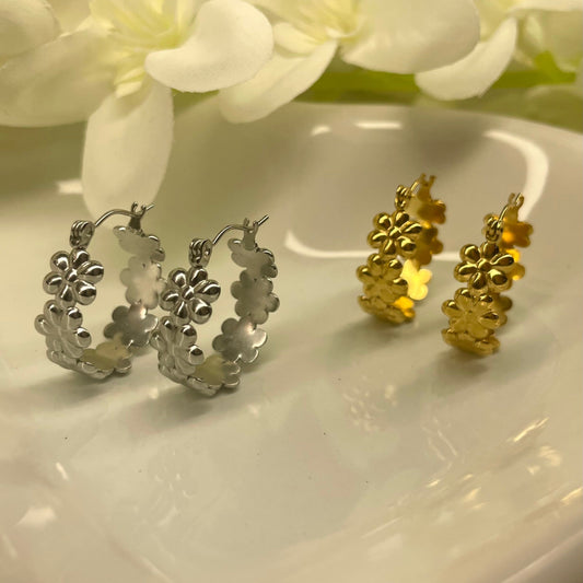 Boucles d'oreilles FLEUR